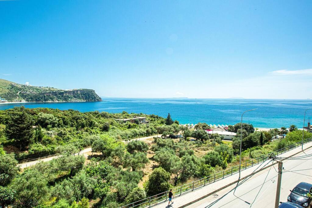 Apartmán Blue Maraci 2 - Sea View, Kitchen, Beach Access Himarë Exteriér fotografie